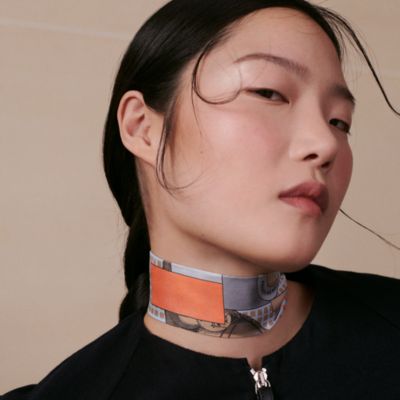カレ 90 《ステイトリー・ホイールズ》 - ブルー | Hermès - エルメス